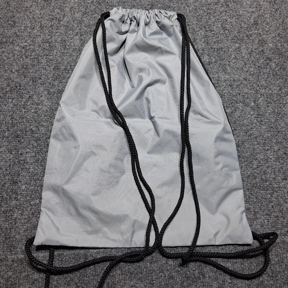 NFL Las Vegas Oakland Raiders Team‎ Drawstring Backpack Gray and Black